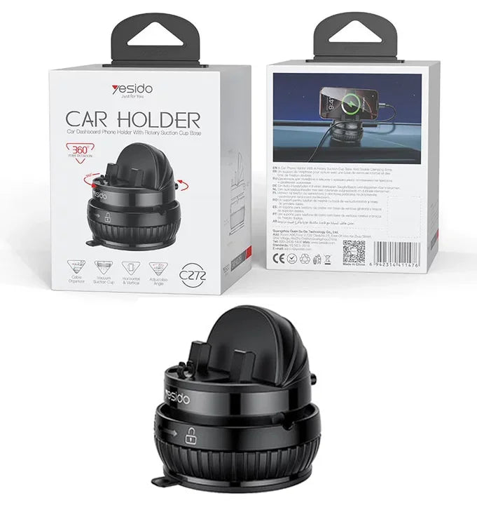 360 Rotating Universal Bracket Car Center Console Suction Cup Multifunctional Mobile Phone Bracket Desktop Phone Holder