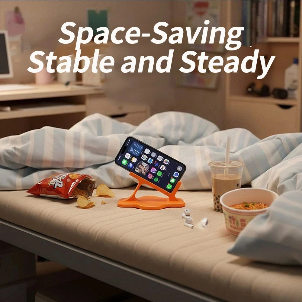 Ergonomic Bed Lazy Phone Stand for Side Lying - Stable Hands-Free Phone Holder Perfect for Bedtime Entertainment