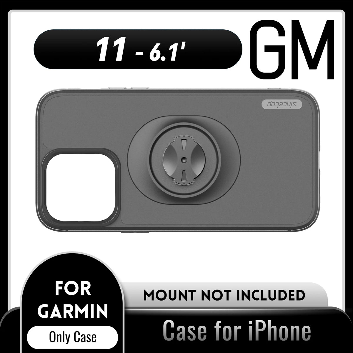 Shockproof Case for Garmin Bike Mounts / Holders For Apple iPhone 17 16 15 14 13 12 11 8 7 Pro X Max Plus SE Protective Cover