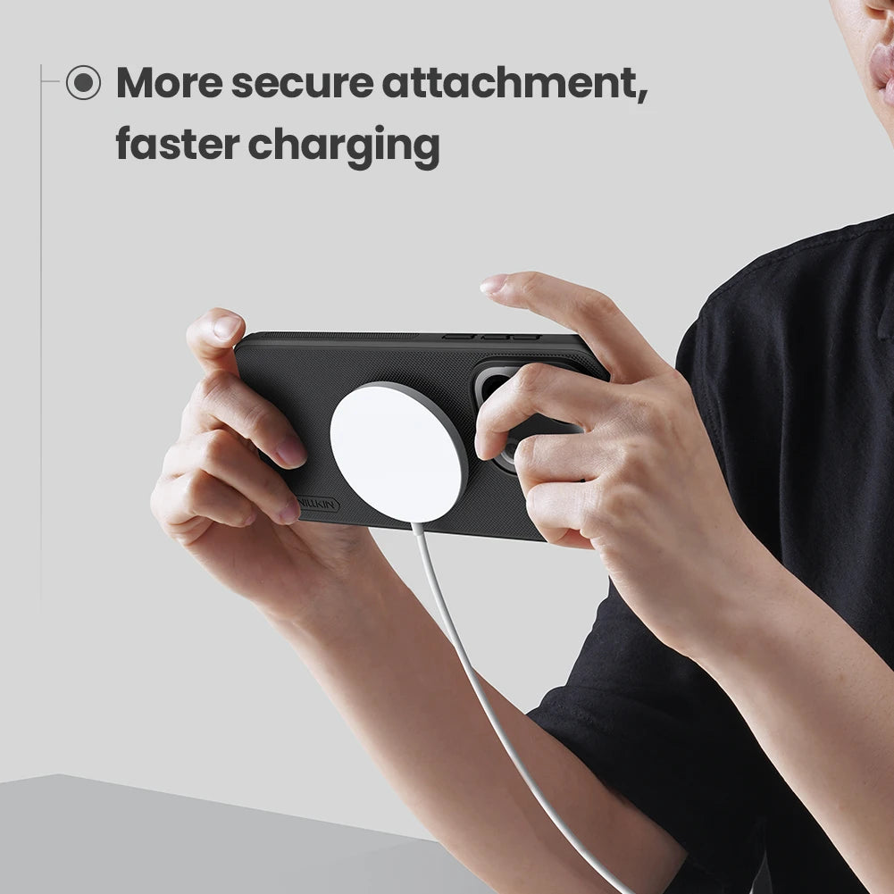 For OPPO Find X9/X9 Pro/X10 Pro Max/X10 5G Magsafe Case Nillkin Magnetic Frosted Shield 360 TPU frame Matte full Back Cover