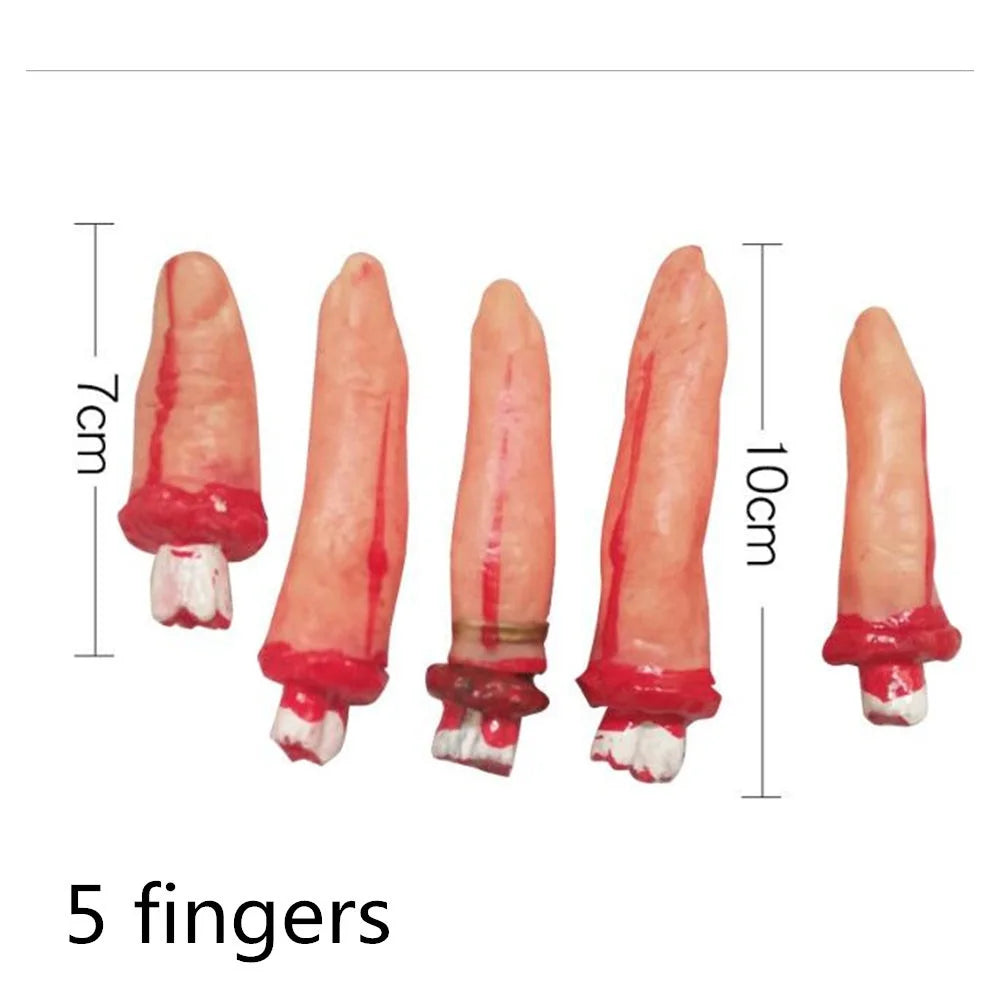 Halloween Prop Bloody Scary Fake Organ Human Brain Body Parts Fake Hand Finger Leg Foot Brain Heart Party Accessories