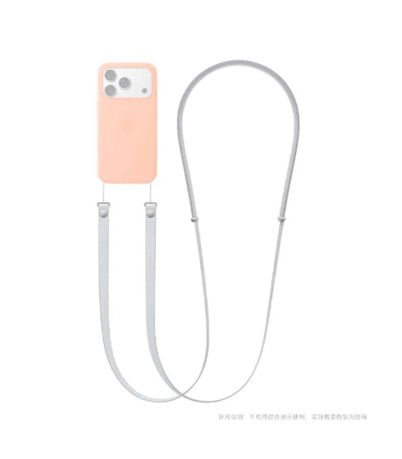 High End Official Magnetic Woven Strap for Orginal Iphone 17 16 15 Pro Max 17 Air Phone Crossbody Lanyard Anti-loss Apple Strap