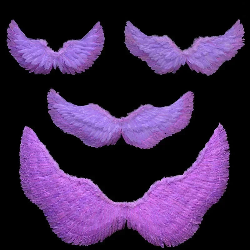 1pcs Child Adult Angel Feather Wing Show Fairy Costume Cosplay Props Party Wedding Birthday Gift Halloween Decoration Christmas