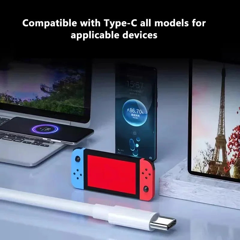 New PD 100W USB C to USB Type C Cable Fast Charge Data Cable Data Line Type C To Type C For Huawei Samsung Xiaomi iPhone iPad