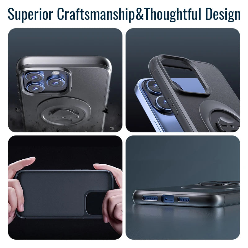 Shockproof Case for Garmin Bike Mounts / Holders For Apple iPhone 17 16 15 14 13 12 11 8 7 Pro X Max Plus SE Protective Cover