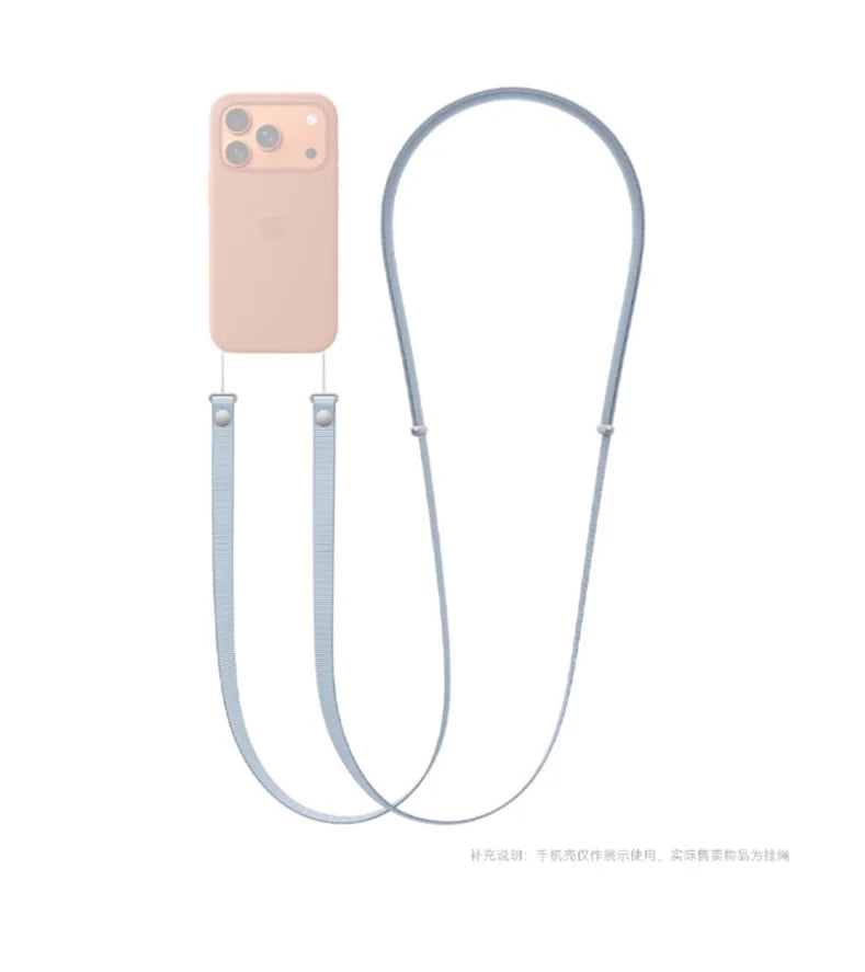 High End Official Magnetic Woven Strap for Orginal Iphone 17 16 15 Pro Max 17 Air Phone Crossbody Lanyard Anti-loss Apple Strap