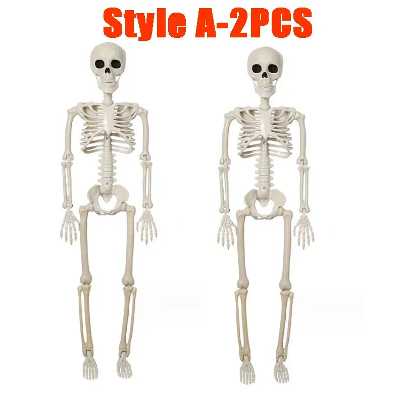 40cm Halloween Human Shape Skeleton,Posable Skeleton,Human Shape Bones,Halloween Herror Decorations,Haunted House Horror Props