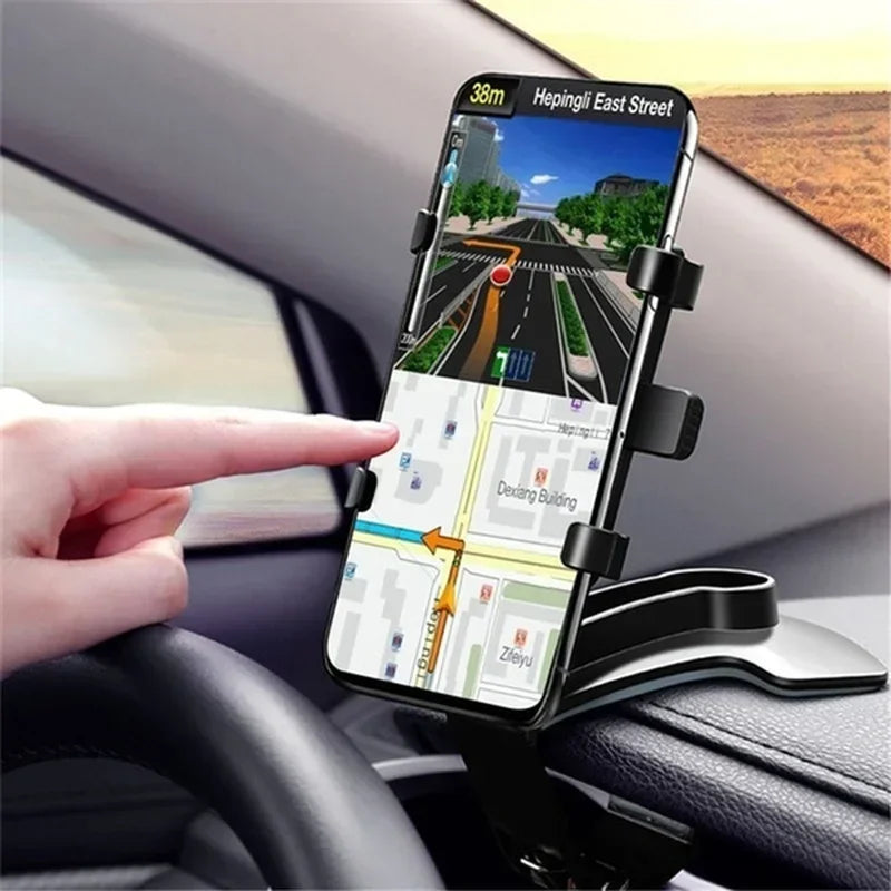Universal Car Phone Holder Dashboard Windshield Mount Phone Cradle Bracket for Smartphone