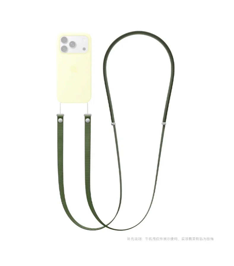 High End Official Magnetic Woven Strap for Orginal Iphone 17 16 15 Pro Max 17 Air Phone Crossbody Lanyard Anti-loss Apple Strap