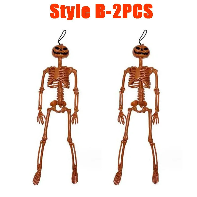 40cm Halloween Human Shape Skeleton,Posable Skeleton,Human Shape Bones,Halloween Herror Decorations,Haunted House Horror Props