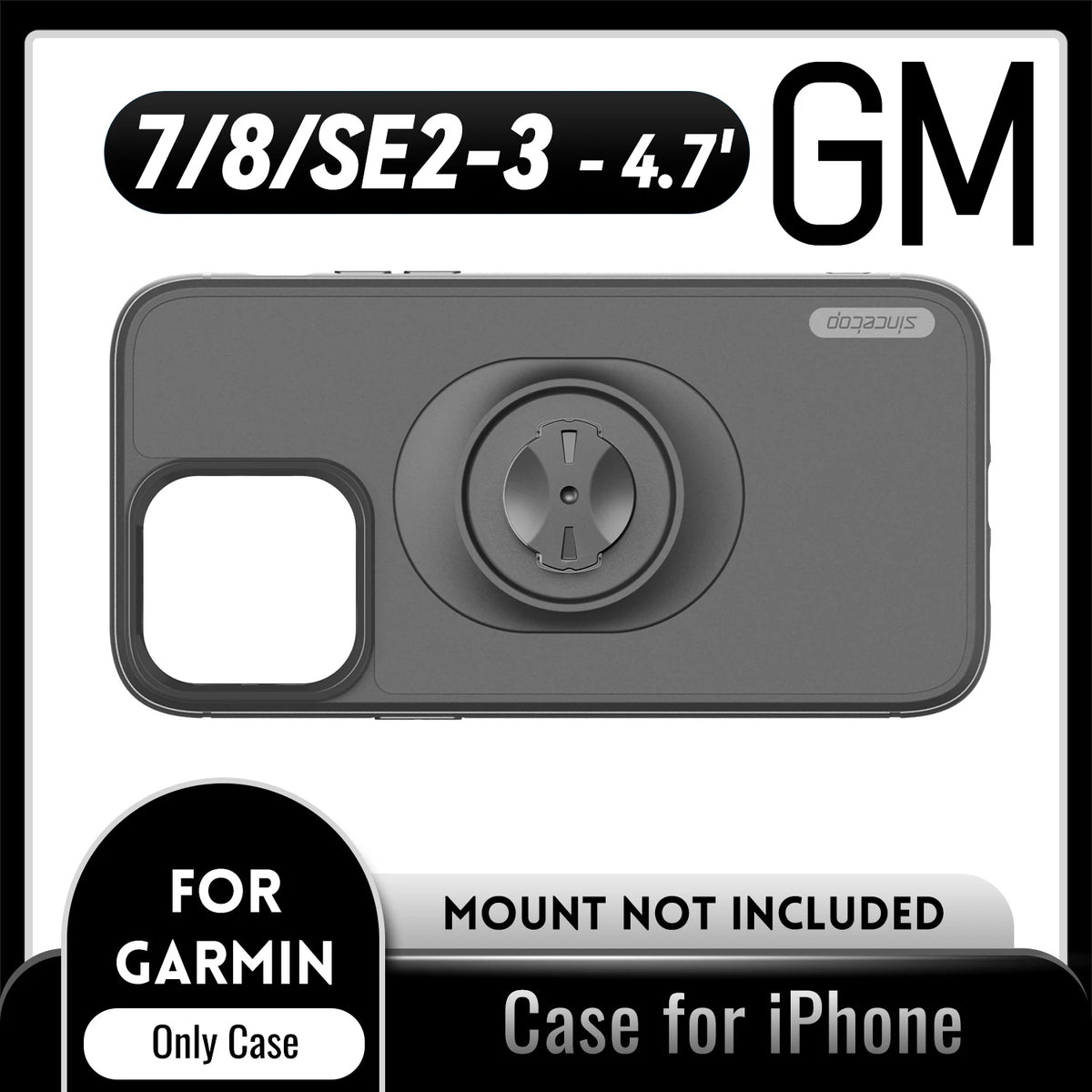 Shockproof Case for Garmin Bike Mounts / Holders For Apple iPhone 17 16 15 14 13 12 11 8 7 Pro X Max Plus SE Protective Cover