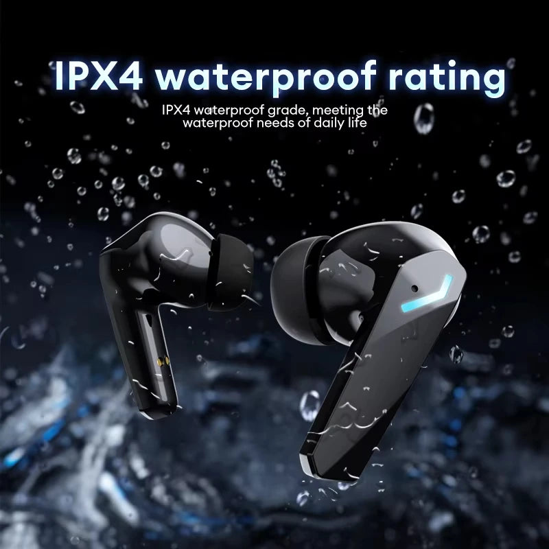 New Lenovo XT53 Wireless Upgrade Bluetooth 5.4 Earphones LED Digital Display Waterproof Headphones Low Latency Gaming Earbuds