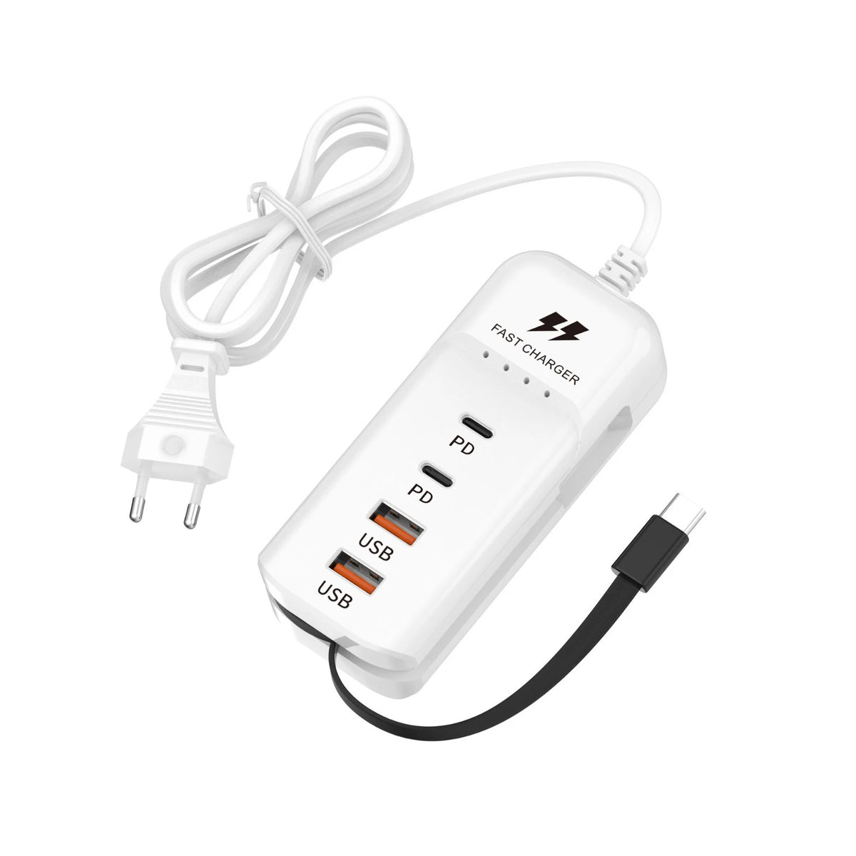 66W USB Fast Charging Type C Wall Power Socket Charger for Xiaomi Samsung iPad QC 3.0 Mobile Phone Charger Travel Power Adapter