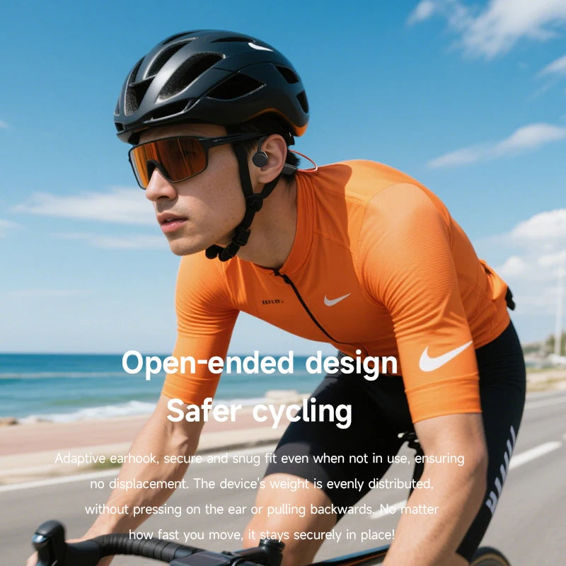 2026 Bone Conduction Headset Bluetooth 5.4 With Mic Waterproof Exercise Fitness Wireless Sports Headphone New