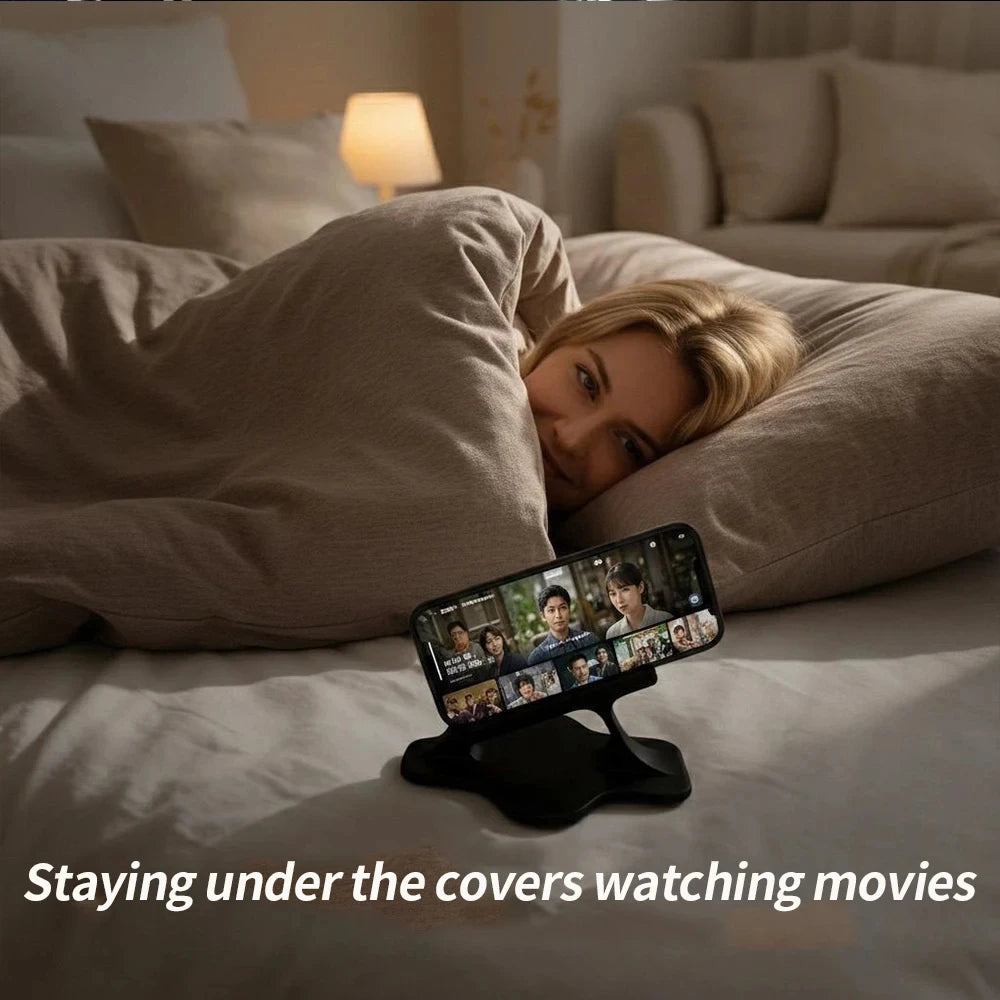 Ergonomic Bed Lazy Phone Stand for Side Lying - Stable Hands-Free Phone Holder Perfect for Bedtime Entertainment