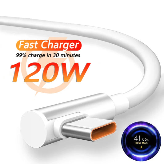 120W Fast Charger For Xiaomi 14 13 12 11 Pro Ultra Lite USB A To Type C Quick Charging Phone Cable For Note 12 Accessories