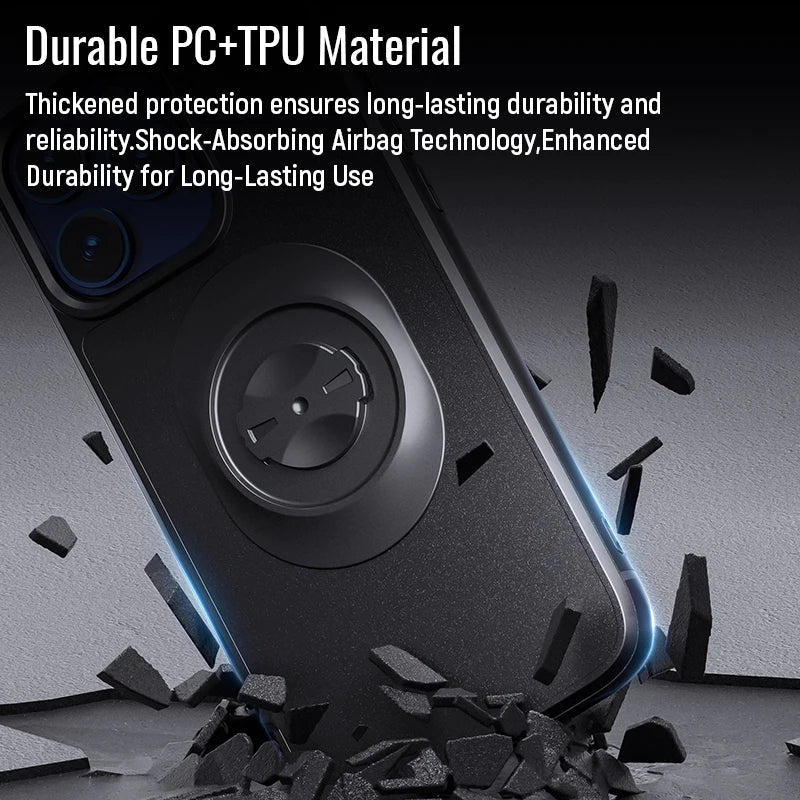 Shockproof Case for Garmin Bike Mounts / Holders For Apple iPhone 17 16 15 14 13 12 11 8 7 Pro X Max Plus SE Protective Cover