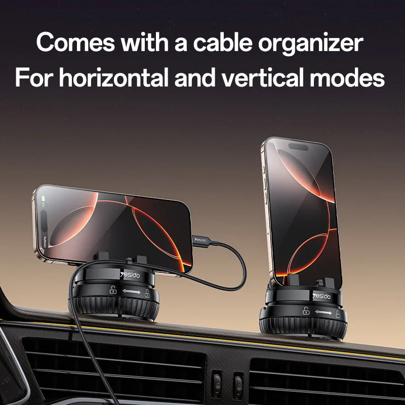 360 Rotating Universal Bracket Car Center Console Suction Cup Multifunctional Mobile Phone Bracket Desktop Phone Holder