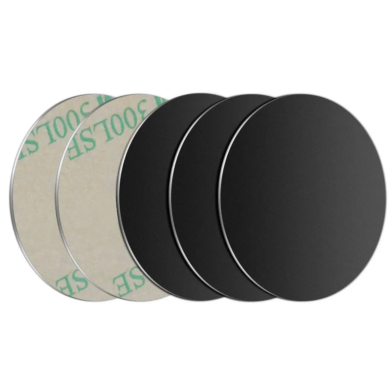 Metal Plate For Car Phone Holder Magnetic Universal Iron Sheet Disk Sticker Mount Mobile Phone Magnet Stand For IPhone