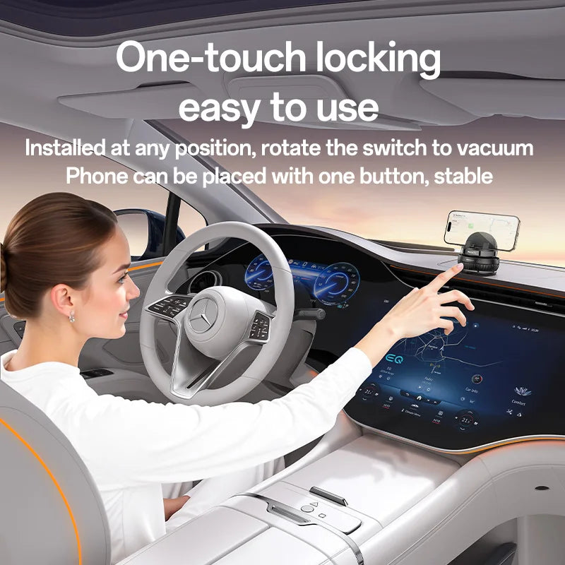 360 Rotating Universal Bracket Car Center Console Suction Cup Multifunctional Mobile Phone Bracket Desktop Phone Holder