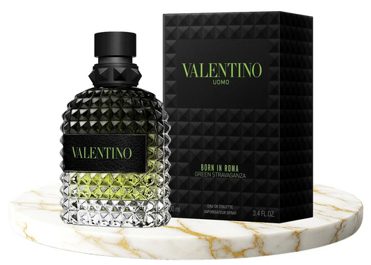 Valentino Uomo Born In Roma Green Stravaganza 3.4 oz. EDT Spray for Men